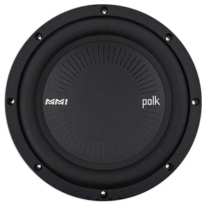 (2) Polk Audio MM842DVC 8” 1800w Dual 4-Ohm Car Audio Subwoofers Subs+Rockmat