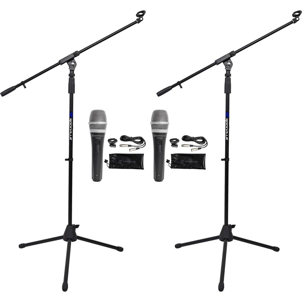 RMP‑XLR 2-Pack + Tripod Boom Stands 2-Pack Bundle