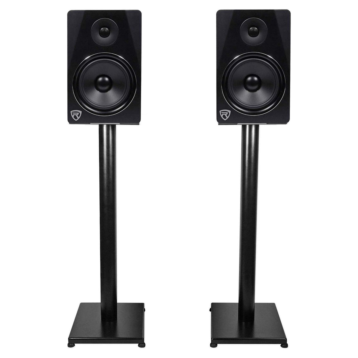 APM5B Black + RS29B 29" Speaker Stands Bundle