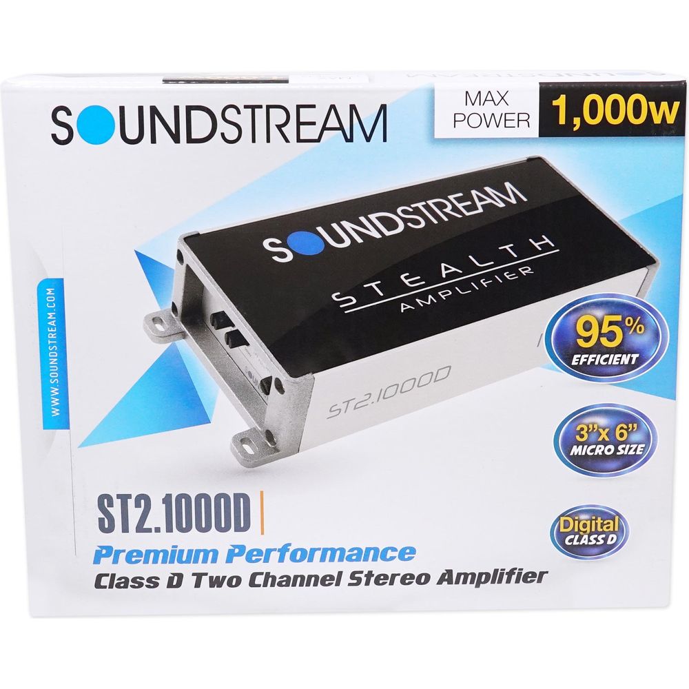 RWB90B Black + ST2.1000D Amplifier Bundle