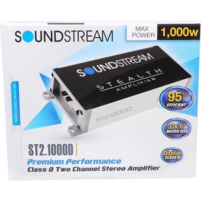 RWB90B Black + ST2.1000D Amplifier Bundle