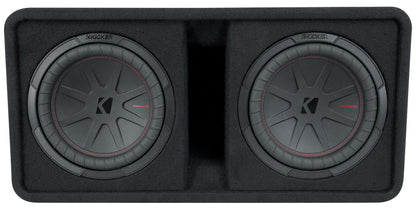 48DCWR102 Dual 10" Subwoofer Enclosure + Mono Amplifier + Amp Kit