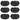(6) Rockville D4-70 BLACK Dual 4" 70v Commercial/Restaurant Wall Mount Speakers