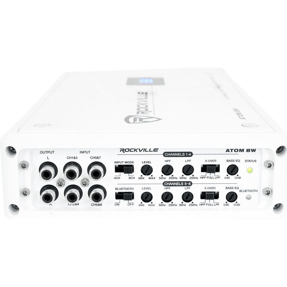 ATOM 8W + 4 AWG Marine Amp Kit Bundle