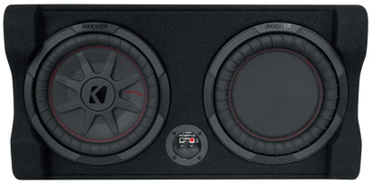 KICKER 48TRTP102 TRTP 10" 800w Down Firing Subwoofer Enclosure+Passive Radiator