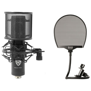 Rockville RCM PRO Studio/Recording Condenser Microphone+Warm Audio Pop Filter