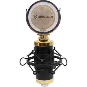 Rockville RCM02 Pro Recording Condenser Podcasting Podcast Microphone Mic
