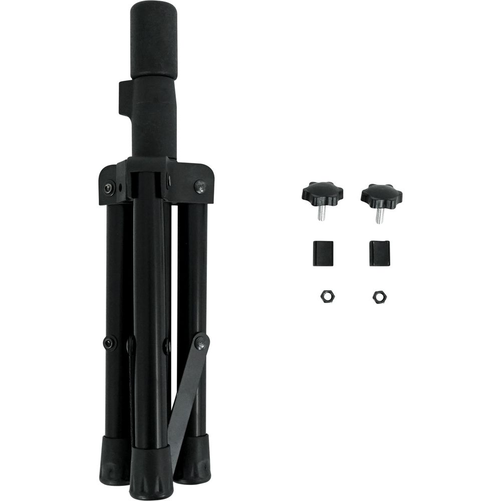 (2) STAGE28 Dual 8" Wireless Linking Rechargeable LED Speakers w/Stands & Mics