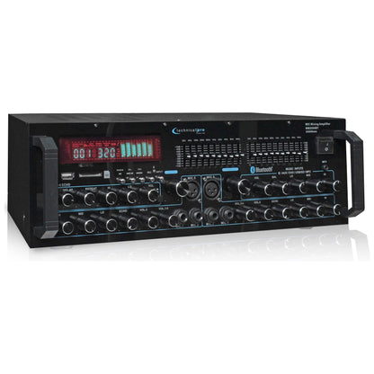 SPGN124 2-Pack + MM2000BT Bluetooth Mixer Amplifier Bundle