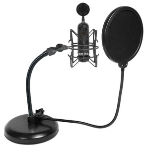 Blue Blackout Spark SL Condenser Studio Microphone+Shockmount+Gooseneck Stand