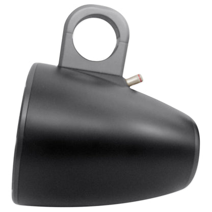 Pair 8" Black Marine Wakeboard Tower Enclosures with Adapter Pack