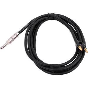 2) Rockville RCXBN10 10 Ft 1/4" to Banana Speaker Cables, 16 Gauge, 100% Copper!