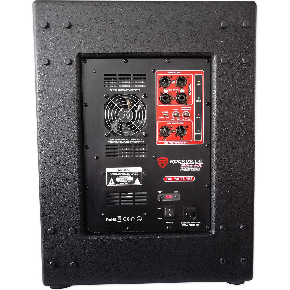 RPG15 2-Pack + RBG15FA Subwoofers 2-Pack Bundle