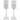Pair Rockville RockShelf 58W White 5.25" Home Bookshelf Speakers w/21" Stands