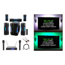 HTS56 5.1 Home Theater Karaoke System with Wireless Microphones