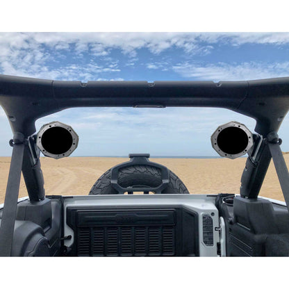 6.5" Swivel Roll Bar Speaker Pods For Jeep Wrangler JL 4-Door