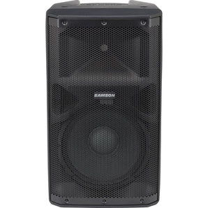 (2) Samson RS112A 12" 400w DJ PA Speaker w/Bluetooth/USB+Crank-Up Speaker Stands