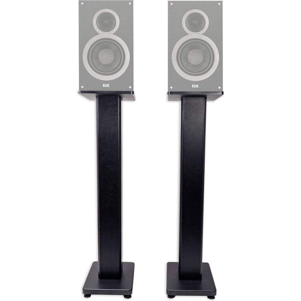 Pair 28" Bookshelf Speaker Stands For ELAC B6 Bookshelf Speakers