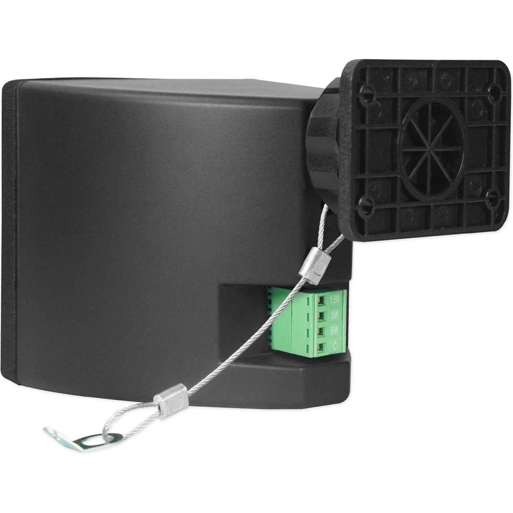 RCS80-1 60W Amp 4-Pack + Cube 3.5" Black Speakers Bundle