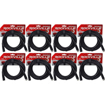 8) Chauvet DMX3P25FT 25 Foot Male 2 Female 3 Pin DMX Light Cables