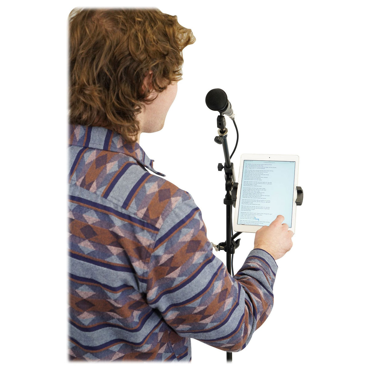 Podcasting Podcast Microphone Mic Stand+Boom+Tablet/iPad/iPhone Mount