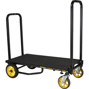 RocknRoller R14G R14 700lb Capacity DJ PA Transport Cart+Equipment Deck