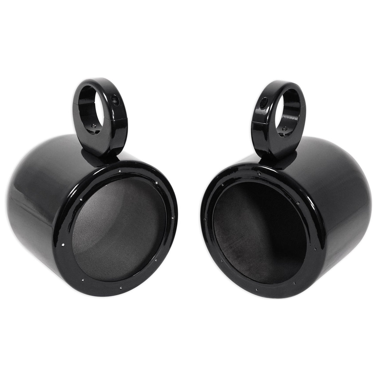 (6) RKL65MBW 6.5" Marine Boat Wakeboard Tower Speakers w/LED+Amplifier
