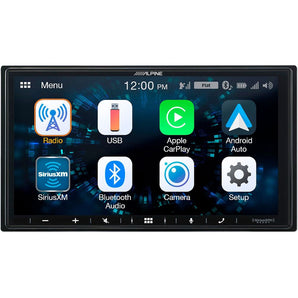 ALPINE iLX-W650 7" Digital Media Bluetooth Carplay Receiver+License Plate Camera