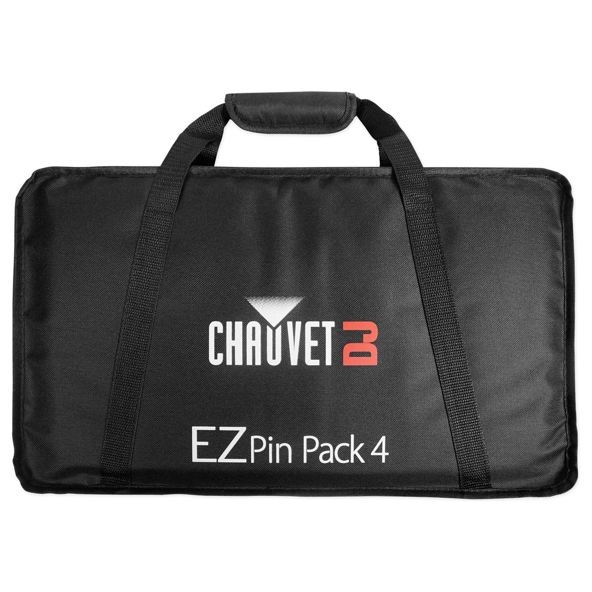 Chauvet DJ Ezpin Pack 4 EZpin Pin Spot Light Fixtures+IRC-6 Remote+Carry Case