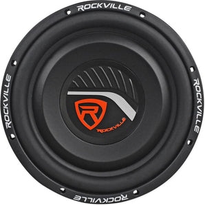 2 Rockville W12T4S2 12" Shallow Mount 1400w Car Subwoofers, CEA Compliant, 2-Ohm