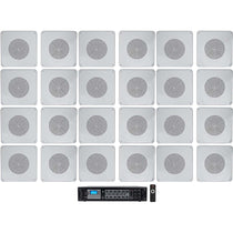 Commercial Amp+24) 8" Background Music Ceiling Speakers For Restaurant