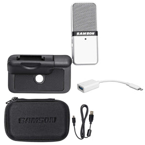 Samson GOMIC Go Mic USB Streaming Mic Recording Microphone+iPhone/iPad Cable