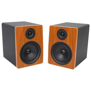 Rockville APM6C 6.5" 2-Way 350W Active/Powered USB Studio Monitor Speakers Pair