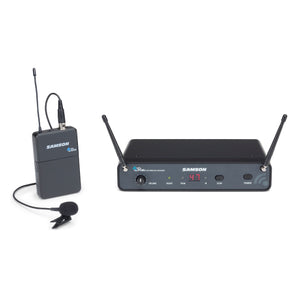 Samson 100-Channel Lavalier Microphone Lav Mic - D Band For Church Sound Systems