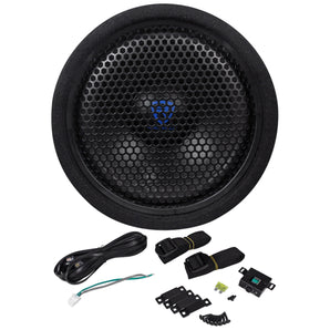 Rockville RTB10A 10" 500w Powered Subwoofer Bass Tube + Bass Remote