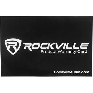 2) Rockville Punisher 10D1 10" 4800w Competition Subwoofers+Mono Amplifier+Wires