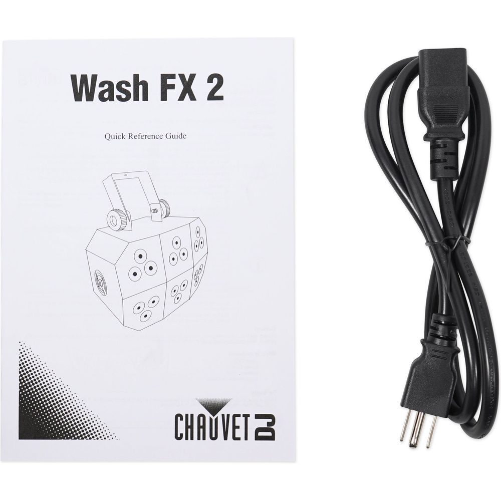 Chauvet DJ Wash FX 2 DMX RGB+UV Eye Candy Effect Dance Floor Party Wash Light