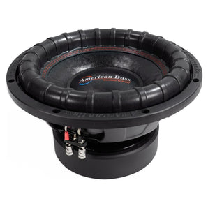 (2) American Bass ELITE-1244 2400w 12" Car Subwoofers+Amp+Wires+Sealed Sub Box