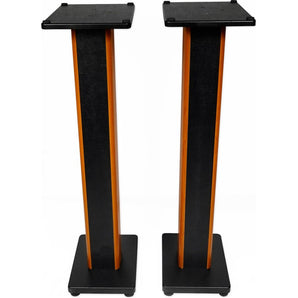 (2) 36" Bookshelf Speaker Stands For Fluance SX6W Bookshelf Speakers