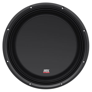 MTX 3512-04S 12" 600 Watt Shallow Car Subwoofer+Sealed Sub Box Slim Enclosure