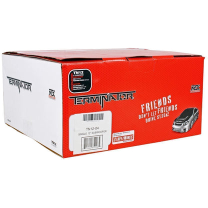 (2) MTX Terminator TN12-04 12" Subwoofers + Mono Amplifier + Amp Kit