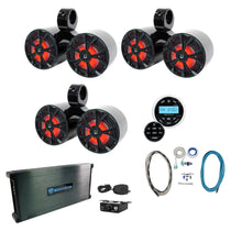 RKL80MB Black 6-Pack + DBM65 6‑Channel Amp Bundle