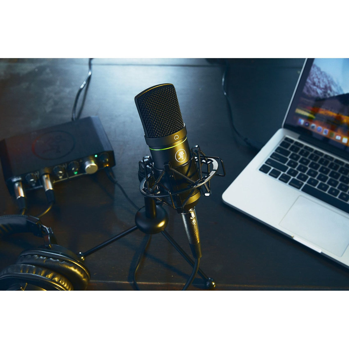 Mackie EM-91C Pro Studio Recording Condenser Microphone Mic+Shock Mount+Cable