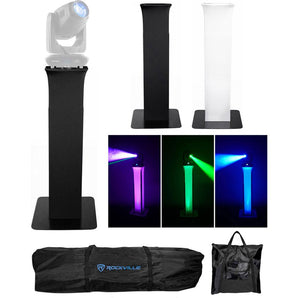 (1) Totem Light Stand+Black+White Scrims For Chauvet Maverick Mk 1 Spot