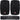 2) Rockville SPG84 8“ 800W 4 Ohm PA Speakers ABS Cabinet+RPA4 1000w Amplifier