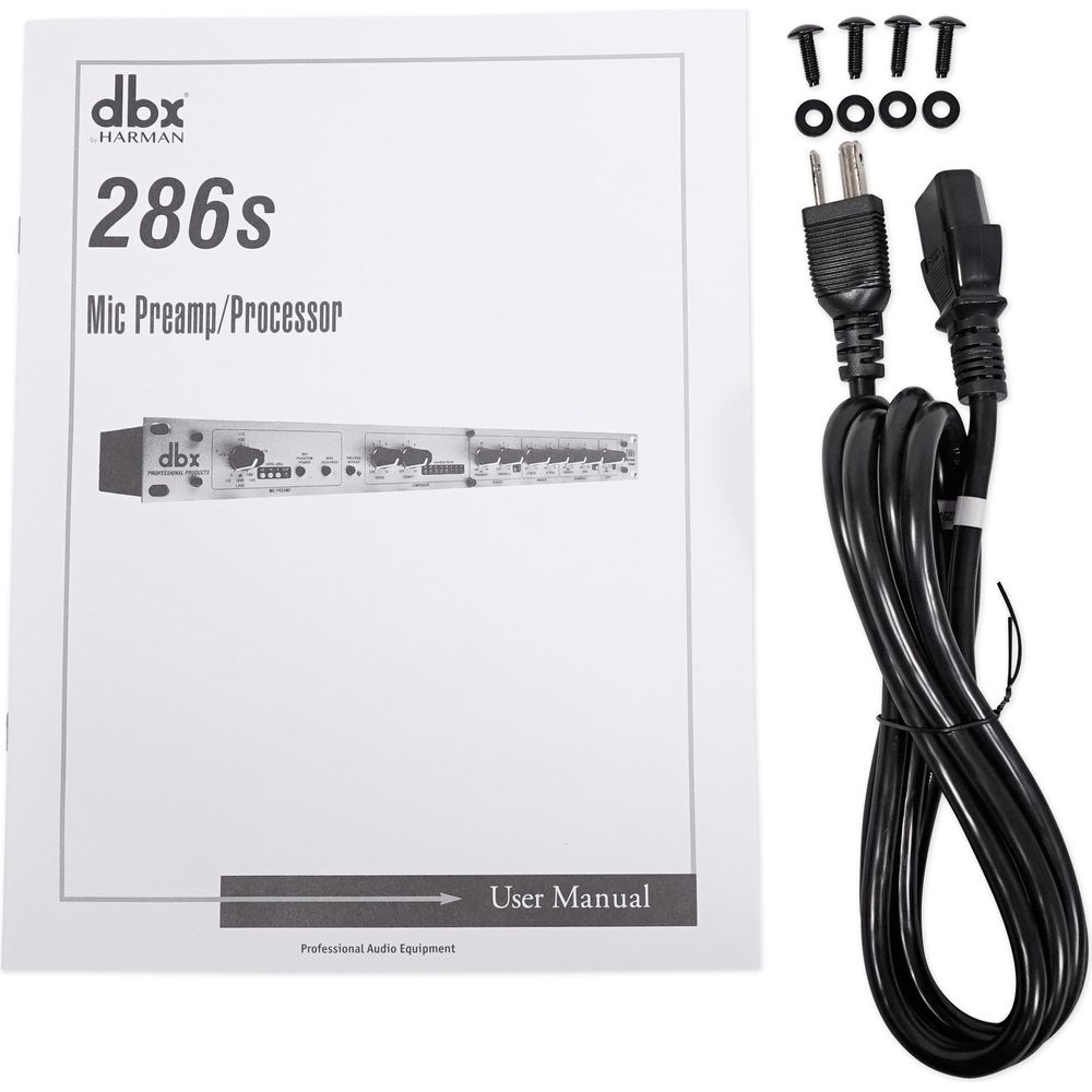 DBX 286S Microphone Mic Pre-Amp Processor 286 S, Phantom Power+Condenser Mic