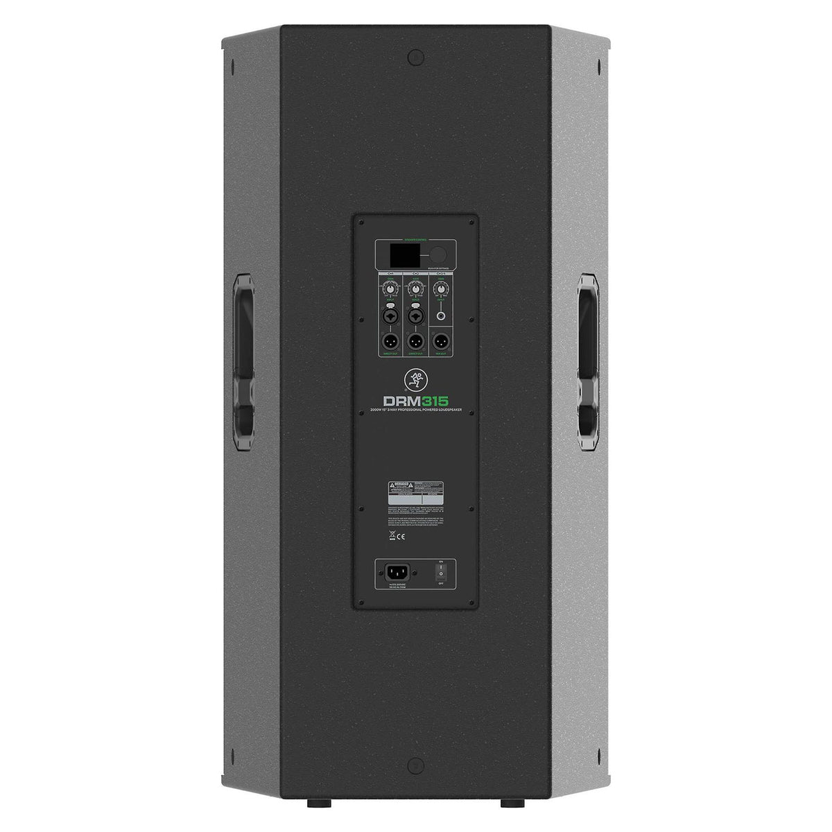 DRM315 2300 Watt 15" 3-way Active DJ PA Speakers+Air Powered Stand