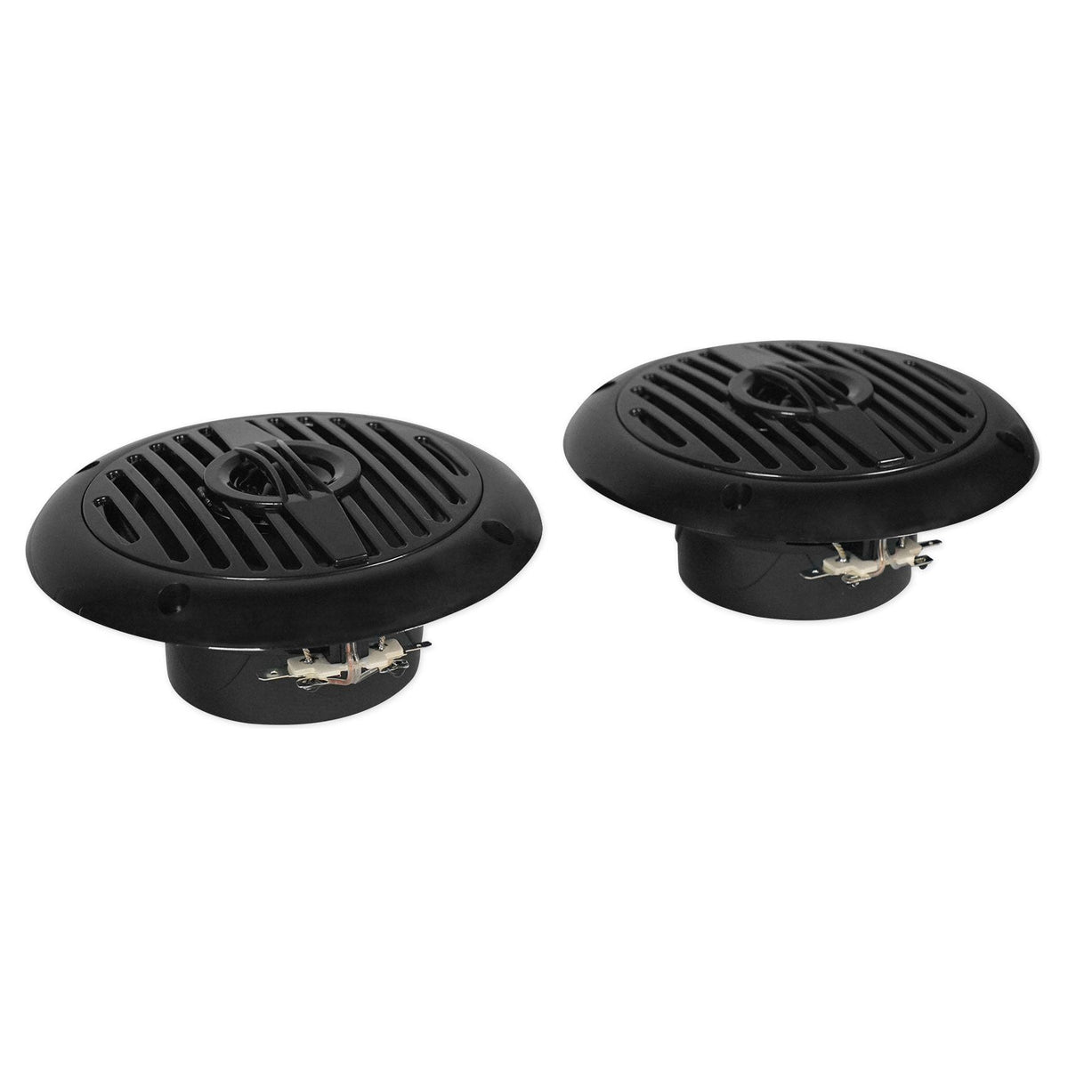 KICKER KMC2 Gauge Hole Digital Media Receiver w/Bluetooth+(2) 4" Black Speakers