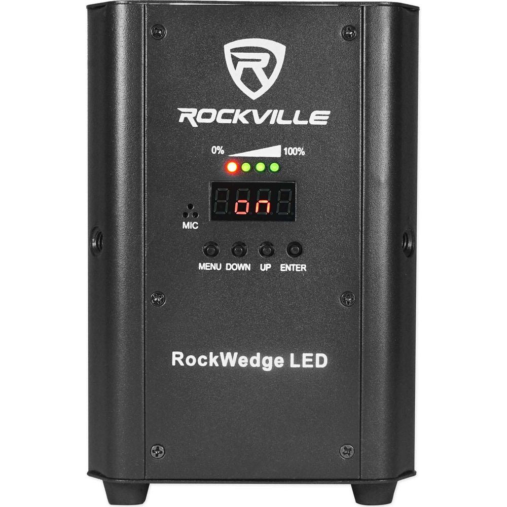 RockWedge LED 4-Pack + ROCKFORCE W2 Controller Bundle