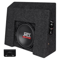 MTX Powered 10" Subwoofer Sub For 2007-2016 Chevrolet Silverado/GMC Sierra Crew